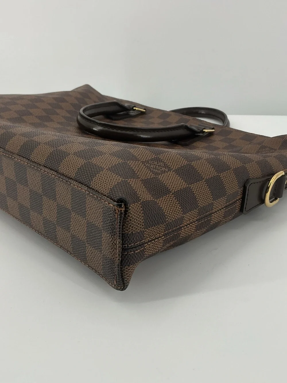 Louis Vuitton Porte-Documents Voyage PM Damier Ebene Briefcase Bag COA